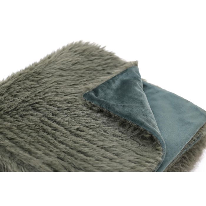 Manta Sofa Urban DKD Home Decor Verde 170 x 130 cm (2 Unidades) 2 Manta Sofa Urban DKD Home Decor Verde 170 x 130 cm (2 Unidades) 2