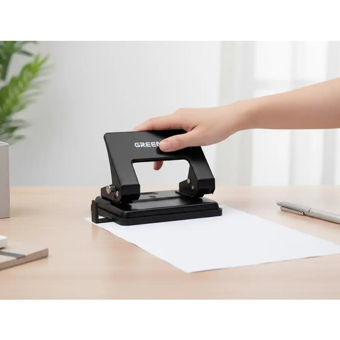 Greening Taladrador Metálico Negro, Capacidad 20 Hojas 7