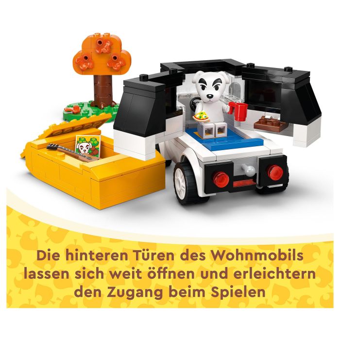 Lego Animal Crossing 77052 Kéké en la Plaza Juguete para Construir con Cafetería