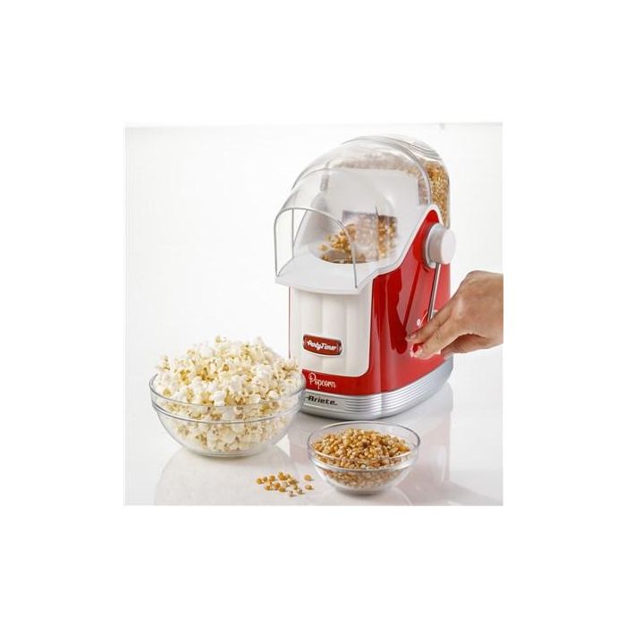 Ariete 2958/00 Máquina de Palomitas Party Time Roja Diseño Retro Años 50 Ideal para Snacks Naturales y Libres de Grasas 1