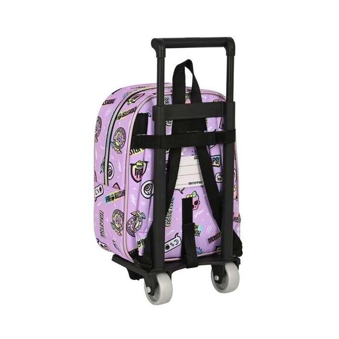 Mochila Escolar con Ruedas Monster High Best boos Lila 22 x 27 x 10 cm 1 Mochila Escolar con Ruedas Monster High Best boos Lila 22 x 27 x 10 cm 1