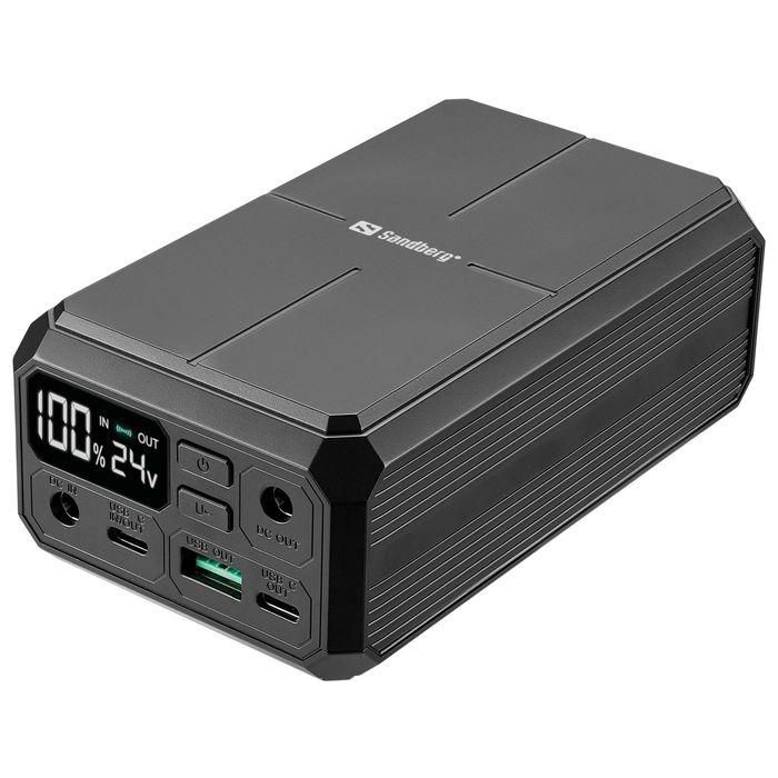 Sandberg 27000 PD100W Powerbank Portátil - Batería Externa 27000 mAh, USB-C, 100W Power Delivery, Carga Rápida 0 Sandberg 27000 PD100W Powerbank Portátil - Batería Externa 27000 mAh, USB-C, 100W Power Delivery, Carga Rápida 0