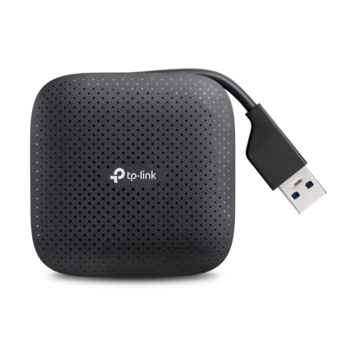 TP-Link UH400 Concentrador Hub USB 3.0 de 4 Puertos con Velocidad de 5Gbps, 10 Veces Más Rápido que USB 2.0, Sin Drivers
