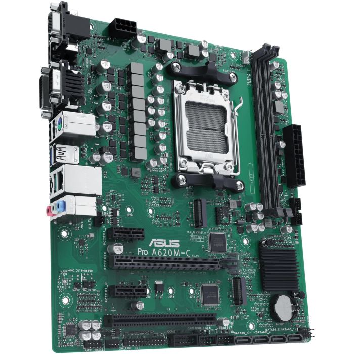 ASUS Placa Base A620M-C-CSM mATX Socket AM5 para AMD Ryzen 7000 Series DDR5 3 ASUS Placa Base A620M-C-CSM mATX Socket AM5 para AMD Ryzen 7000 Series DDR5 3
