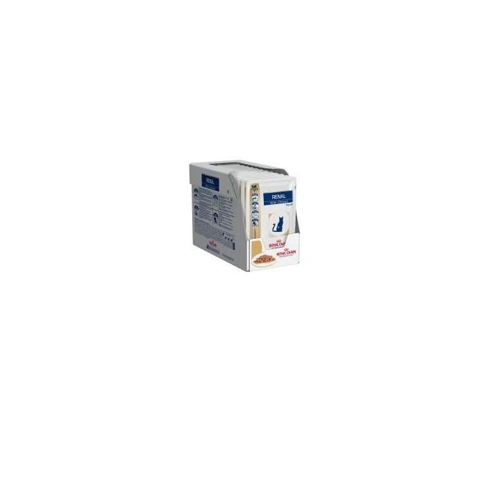 Royal Canin Comida Húmeda para Gatos con Problemas Renales - 12 Sobres de 85g, Sabor Pollo Royal Canin Comida Húmeda para Gatos con Problemas Renales - 12 Sobres de 85g, Sabor Pollo
