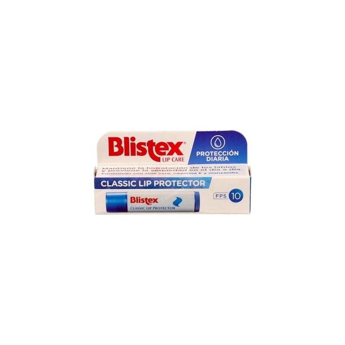 Blistex Classic Lip Protector Bálsamo Labial con FPS 10 - 4.25g - Protección Solar y Contra el Frío y Viento