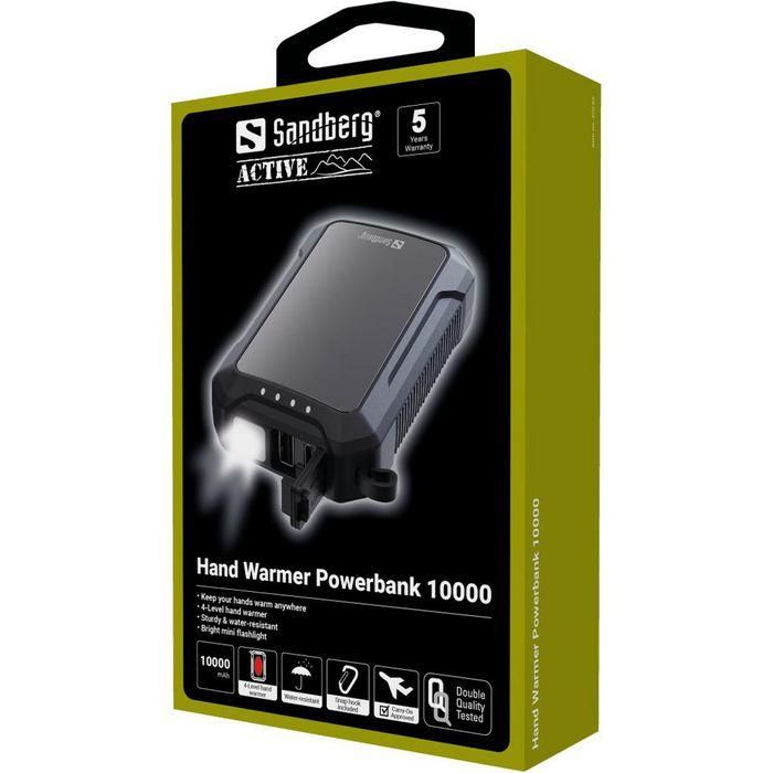 Sandberg Calentador de Manos Powerbank 10000 mAh, Batería Externa Portátil USB, Resistente al Agua para Smartphones y Tablets 6 Sandberg Calentador de Manos Powerbank 10000 mAh, Batería Externa Portátil USB, Resistente al Agua para Smartphones y Tablets 6