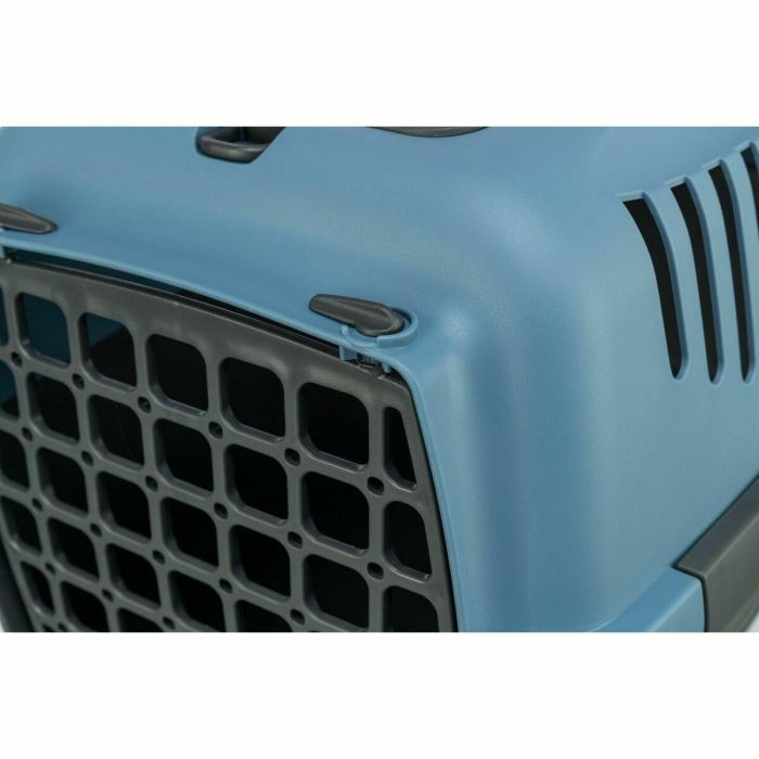 Caja de transporte - TRIXIE - Capri 2 - Reciclada - XS / S: 37 x 34 x 55 cm - Gris oscuro / Azul 1 Caja de transporte - TRIXIE - Capri 2 - Reciclada - XS / S: 37 x 34 x 55 cm - Gris oscuro / Azul 1