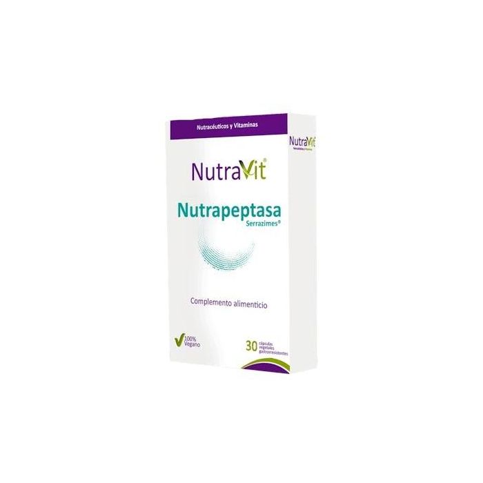 Nutravit Nutrapeptasa Serrazime 30 Cápsulas