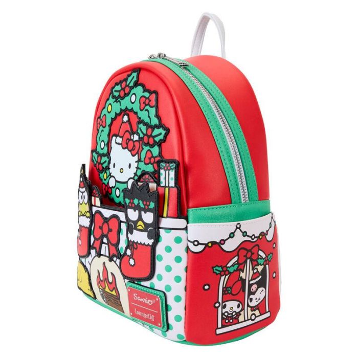 Mochila Christmas Hello Kitty Sanrio Loungefly 26cm 2