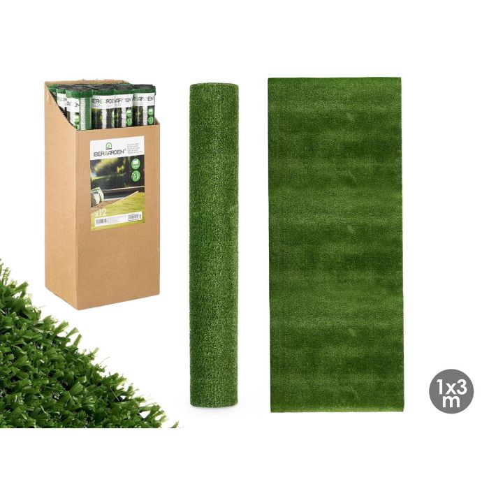 Ibergarden Moqueta Jardín Rollo 7 mm 100x11 cm Plástico Verde (12 Unidades) Ibergarden Moqueta Jardín Rollo 7 mm 100x11 cm Plástico Verde (12 Unidades)