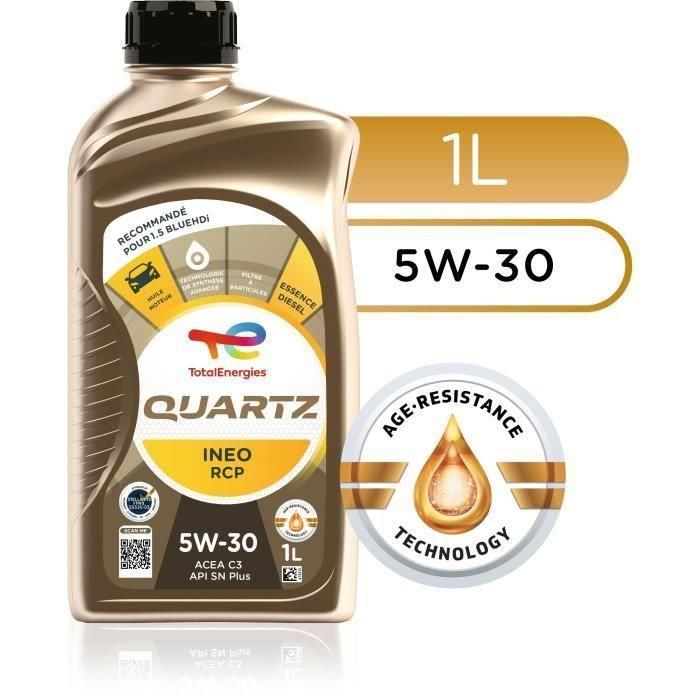 TOTALENERGIES Aceite de motor Quartz Ineo RCP 5W-30 1L AAAEO37492 2 TOTALENERGIES Aceite de motor Quartz Ineo RCP 5W-30 1L AAAEO37492 2