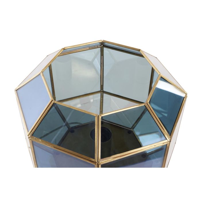 Lampara Sobremesa Moderno DKD Home Decor Azul Dorado 29 x 25 x 29 cm 2 Lampara Sobremesa Moderno DKD Home Decor Azul Dorado 29 x 25 x 29 cm 2