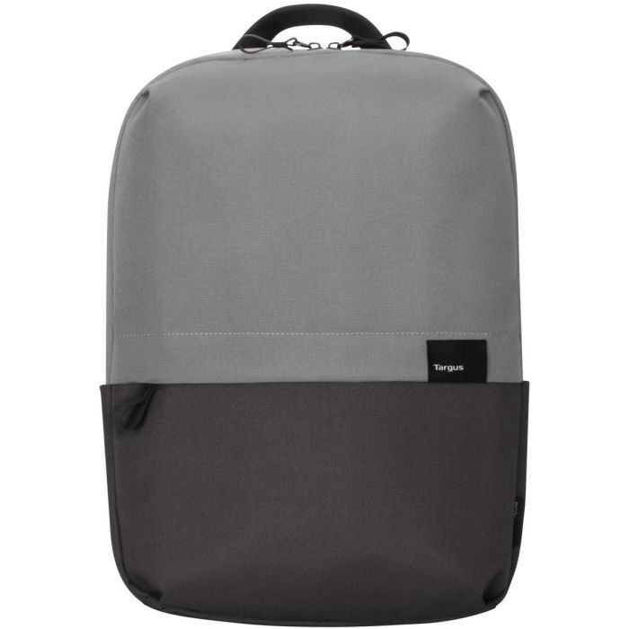 Targus Mochila Sagano Unisex para Portátil 15.6" Negro Gris, Material RPET Reciclado, con Múltiples Bolsillos y Protector de Lluvia 13