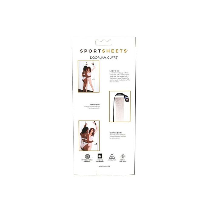 Esposas para Puerta Sportsheets 8 Esposas para Puerta Sportsheets 8