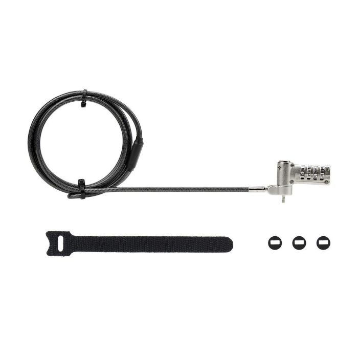 Cable USB Startech UNIVC4D-LAPTOP-LOCK Negro/Gris 2 m Cable USB Startech UNIVC4D-LAPTOP-LOCK Negro/Gris 2 m