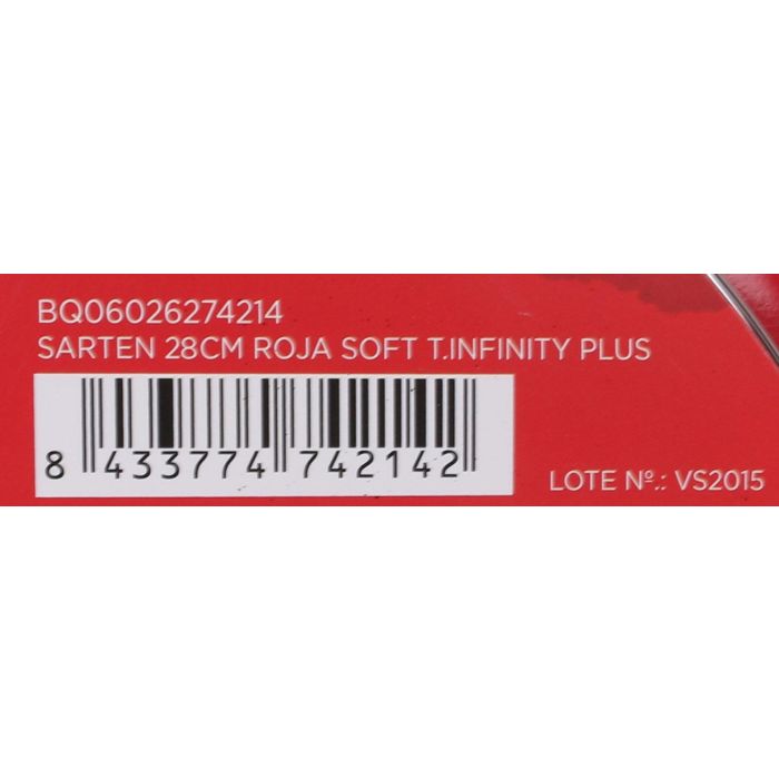 Quttin Sartén 28 cm Roja Soft T.Infinity Pl 10