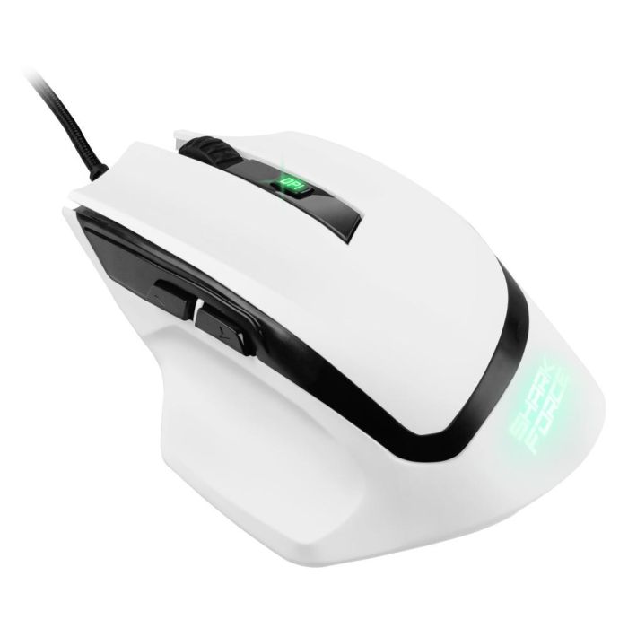 SHARKOON Ratón Gaming SHARK Force II USB Tipo A Óptico 4200 DPI Mano Derecha