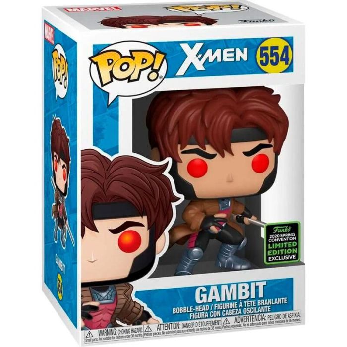 FUNKO Figura POP Marvel X-Men Gambit Exclusive Figura Vinilo 9cm