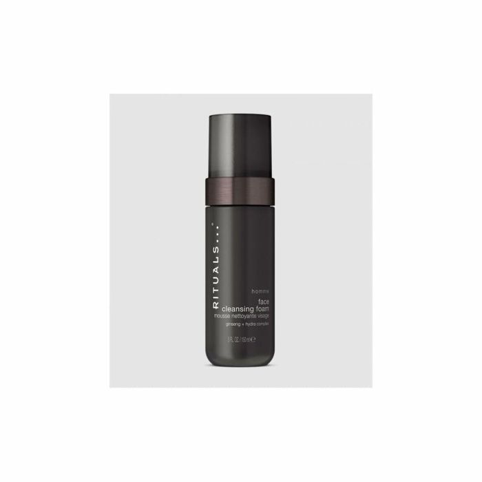 Rituals HOMME Espuma Limpiadora Facial Purificante para Hombre, Limpieza Profunda con Ginseng y Purify Complex 92% Natural 150 ml