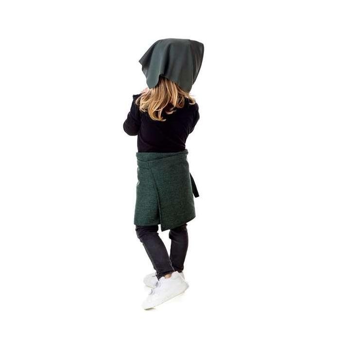 Creaciones Llopis Disfraz tradicional de Castañera para Niños y Niñas en Color Verde Talla 1 (3-5 Años) Ideal para Otoño 1