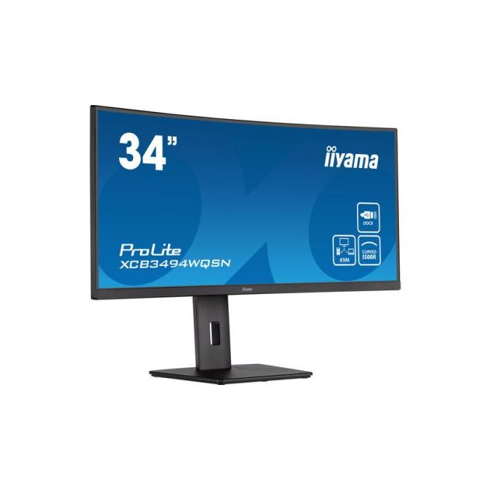 iiyama ProLite XCB3494WQSN-B5 LED display 86,4 cm (34") 3440 x 1440 Pixeles UltraWide Quad HD Negro