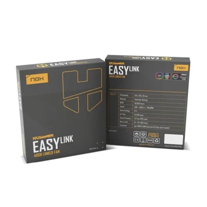 Ventilador Nox Easy Link/ ARGB/ 12cm 3 Ventilador Nox Easy Link/ ARGB/ 12cm 3