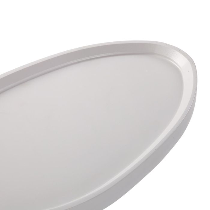 Mesa Auxiliar Nela Versa Blanco 30x60x45 cm - Hierro y Madera MDF 2 Mesa Auxiliar Nela Versa Blanco 30x60x45 cm - Hierro y Madera MDF 2