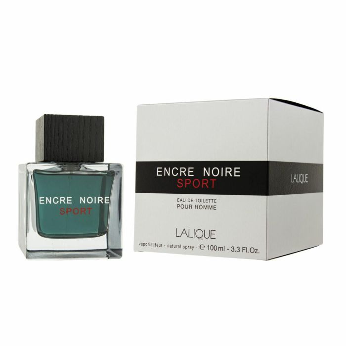 Lalique Encre Noire Sport Eau de Toilette Vaporizador para Hombre 100 ml. Un aroma amaderado fresco con carácter, ideal para el hombre moderno y elegante.