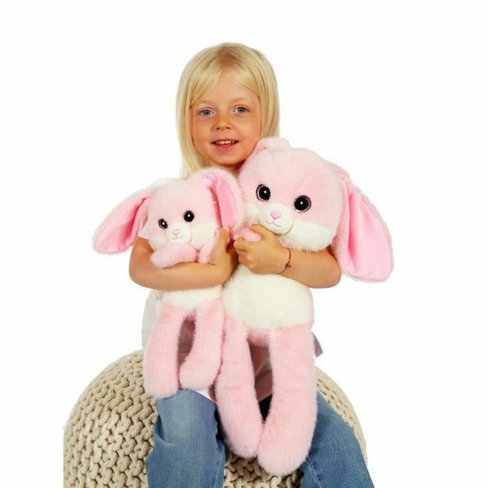 Peluche Conejo Leggies - GIPSY TOYS - Rosa, 48 cm 1