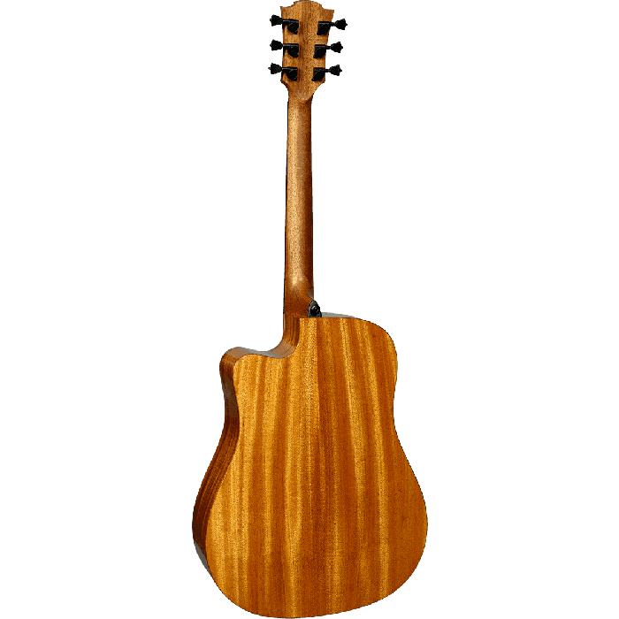 LAG Guitarra Acústica Dreadnought Cutaway A/E Tramontane 88 - Natural Abeto Engelmann Macizo Khaya Bronce Stage LAG 4