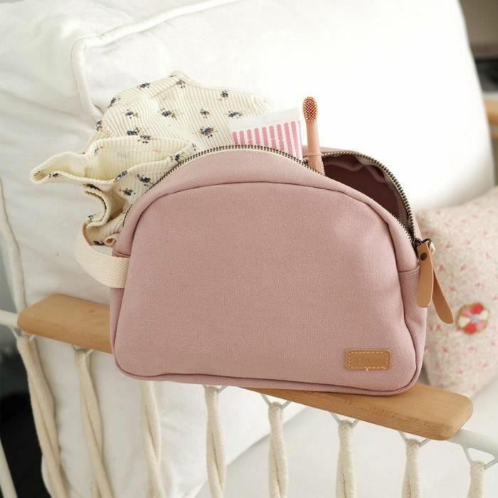 Beaba BEA3384349403119 Neceser bebé de lona rosa empolvado 4 Beaba BEA3384349403119 Neceser bebé de lona rosa empolvado 4