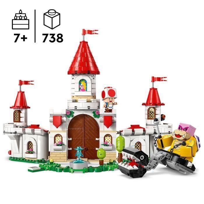 LEGO Super Mario 71435 Lucha contra Roy en el Castillo de Peach - Set de personajes de Nintendo 1 LEGO Super Mario 71435 Lucha contra Roy en el Castillo de Peach - Set de personajes de Nintendo 1
