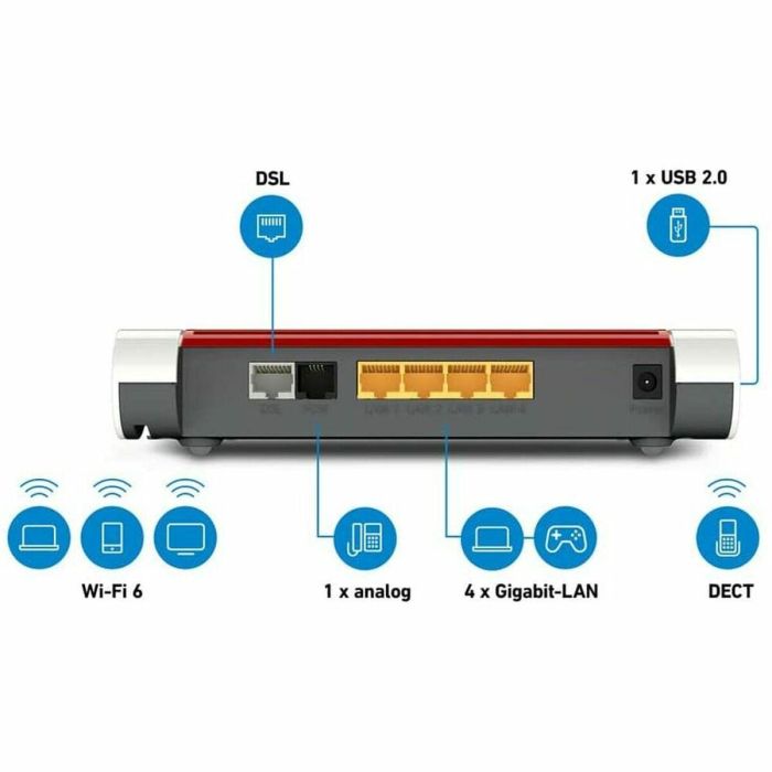 Router Fritz! 20002944 300 Mbps 1