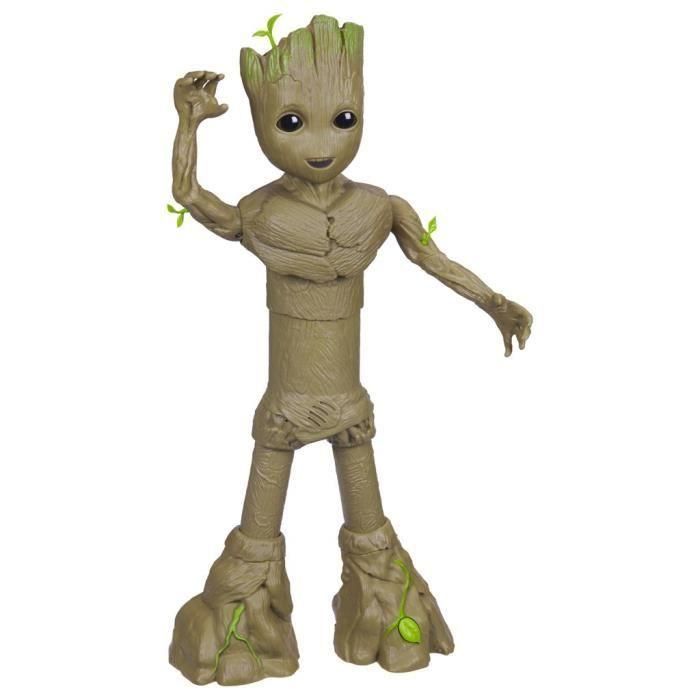 Figura interactiva de Groot crece y baila de 13,5", juguete de superhéroe, Marvel Studios I Am Groot Groove 'N Grow Groot 2 Figura interactiva de Groot crece y baila de 13,5", juguete de superhéroe, Marvel Studios I Am Groot Groove 'N Grow Groot 2