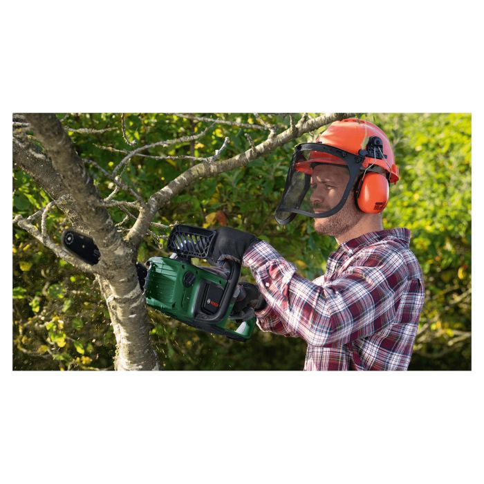 Bosch ADVANCEDCHAIN 36V-35-40 Motosierra de Cadena Eléctrica con Batería 36V 2Ah, Negro y Verde 3