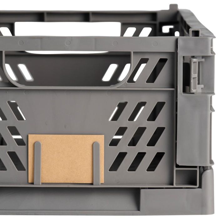 Day Caja Plegable 50X33 Dark Grey Almacenaje Apilable 27.6L Carga 45kg 1