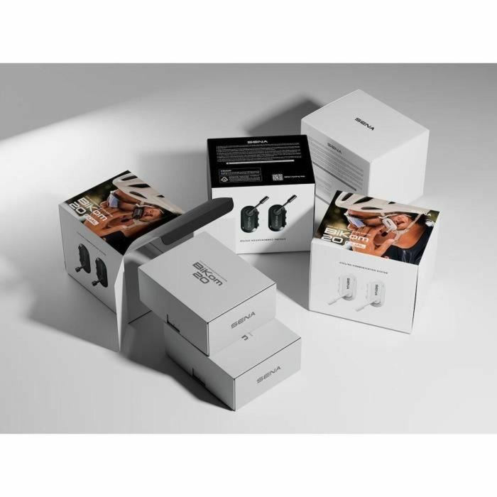 Auriculares - SENA - Bikom 20 duo - Bluetooth - Micrófono - Alcance 800 m - 7 horas de duración de la batería - USB-C - x 2 - Negro 3