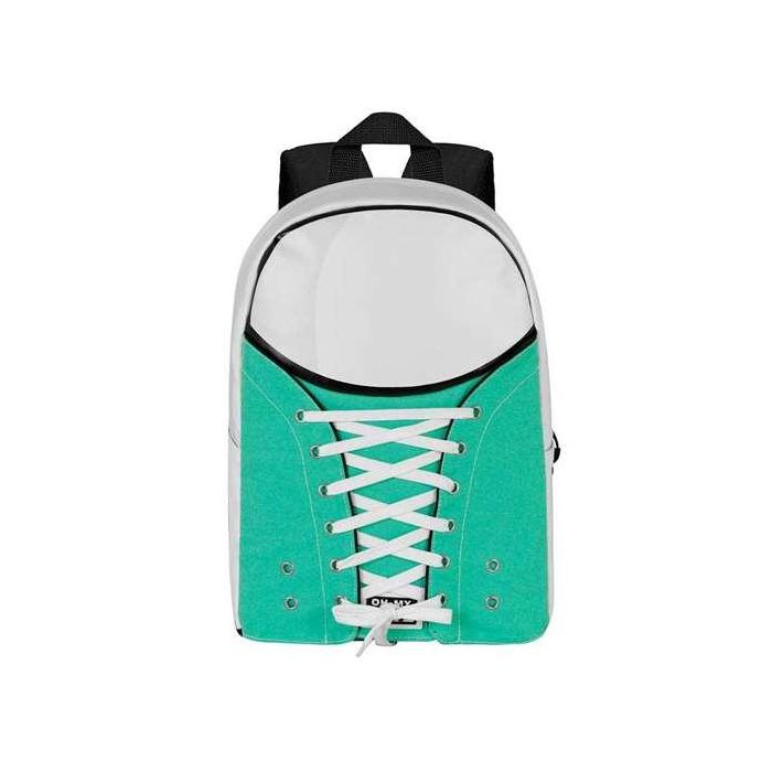 OMP! Mochila Sneakers Mint Turquesa 17 x 30 x 40 cm Algodón PU Poliéster Urbana 2 OMP! Mochila Sneakers Mint Turquesa 17 x 30 x 40 cm Algodón PU Poliéster Urbana 2