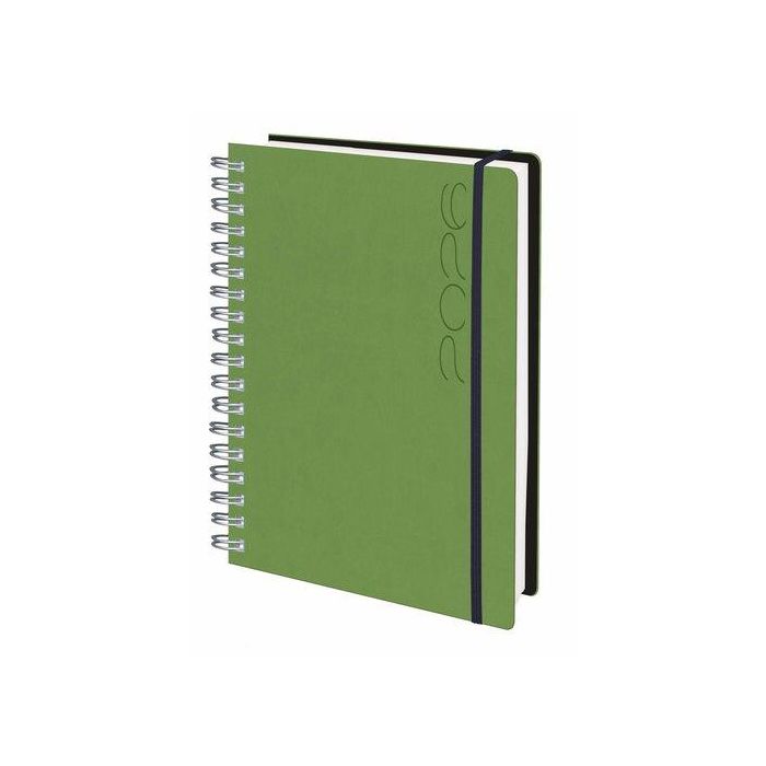 Agenda Anual (2026) Edeusto Tucson Flex Wire-O Tapa Flexible Con Goma D13 166X240 D/P Verde (927)