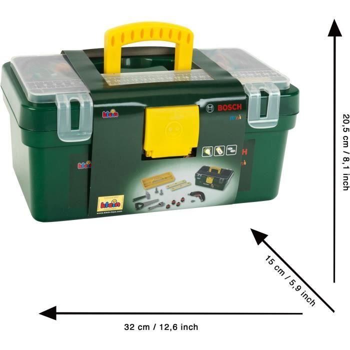 BOSCH - Caja de herramientas Bosch con controlador y compartimentos para niños 2 BOSCH - Caja de herramientas Bosch con controlador y compartimentos para niños 2