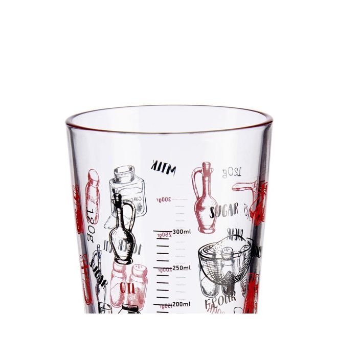 Vivalto Vaso Medidor para Recetas 450 ml, Estampado Cubiertos, 14.8 cm (Alto) x 8.7 cm (Ancho) x 8.7 cm (Profundo) (Set de 36) 3