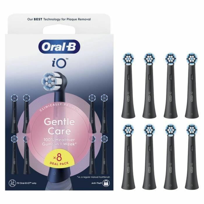 Oral-B ORA8700216778602 Cepillos Recambios iO Gentle Care Pack de 8 - Negro 0 Oral-B ORA8700216778602 Cepillos Recambios iO Gentle Care Pack de 8 - Negro 0