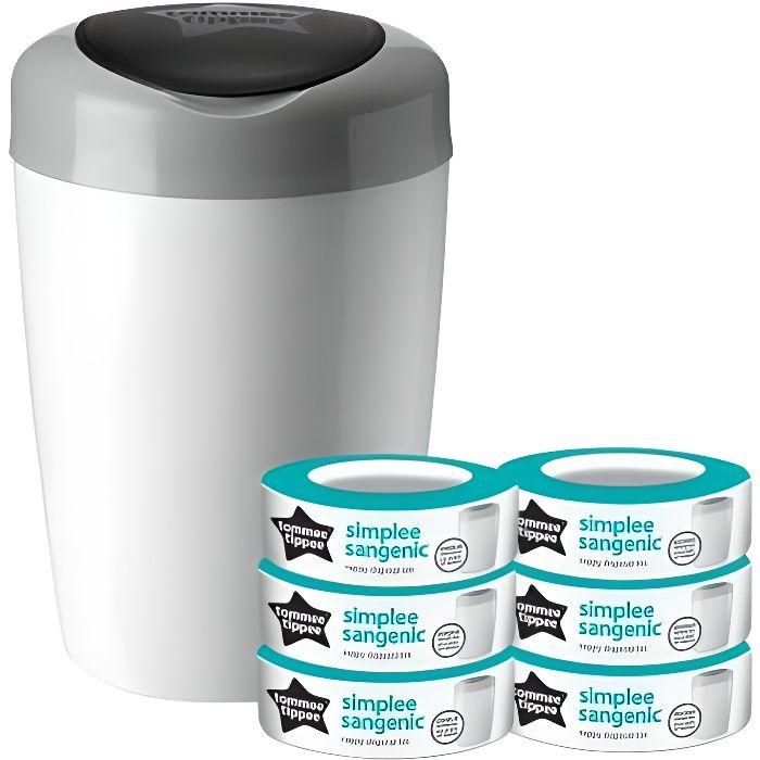 TOMMEE TIPPEE SIMPLEE Sangenic Starter Pack - 1 bandeja + 6 recargas