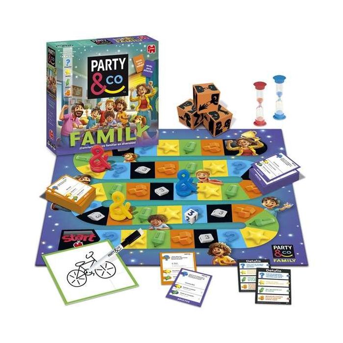 Juego party & co. family. juego de mesa para toda la familia con dos niveles de dificultad 2 Juego party & co. family. juego de mesa para toda la familia con dos niveles de dificultad 2