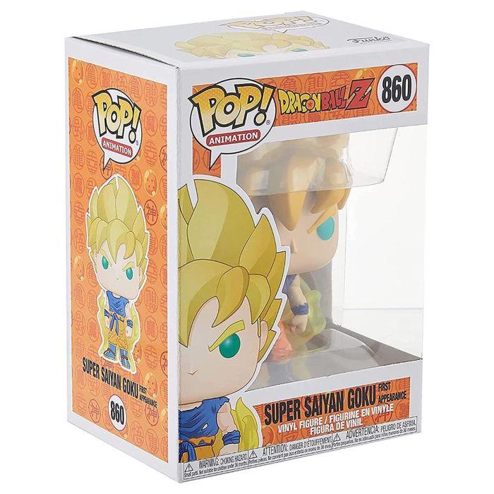 Funko Pop Dragon Ball Z S8 Super Saiyan Goku Primera Aparicion Nº 860 -Caja Original- 1