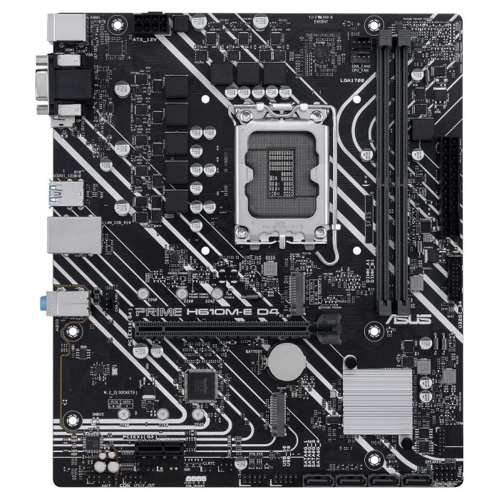 ASUS 90MB19N0-M1EAYC Placa Base H610M-E D4-CSM, Intel 1700, 2 DDR4, HDMI, PCIe 4.0, 4 SATA3, USB3.2, mATX 3