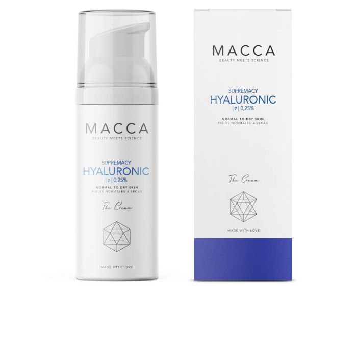 Macca SUPREMACY HYALURONIC z 0,25% crema tratamiento facial para piel normal a seca 50 ml