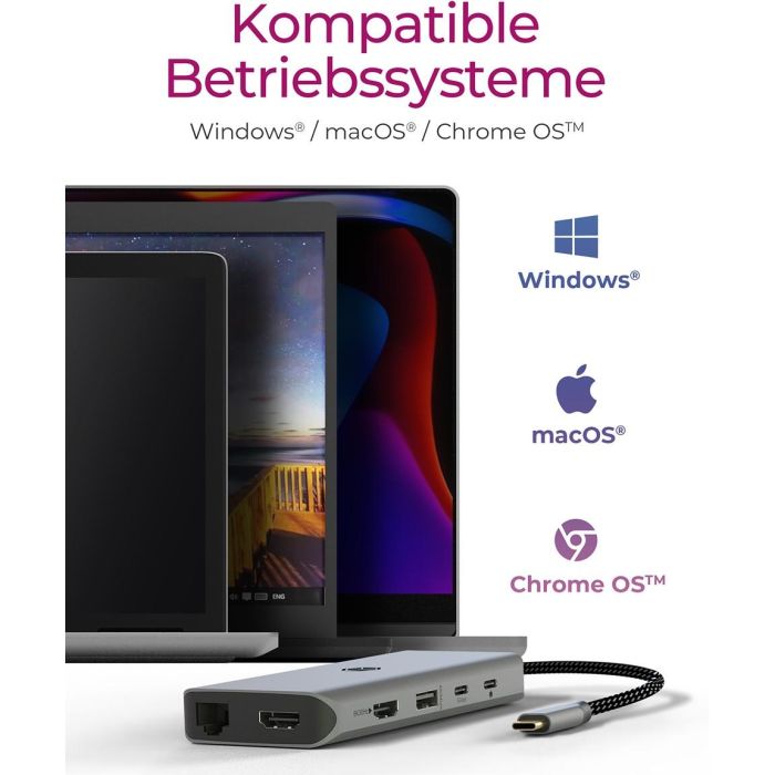 ICY BOX IB-DK4061-CPD USB-C 12-in-1 PD 100W DockingStation 5