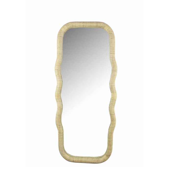 Espejo de pared Home ESPRIT Natural Cristal Scandi 48 x 4 x 113 cm